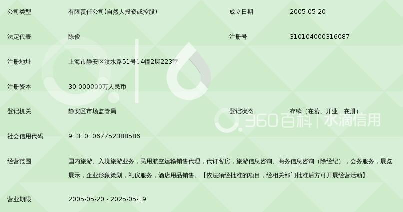 上海乔安国际旅行社